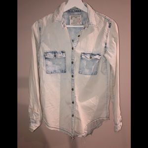 Garage Acid Wash Denim Shirt